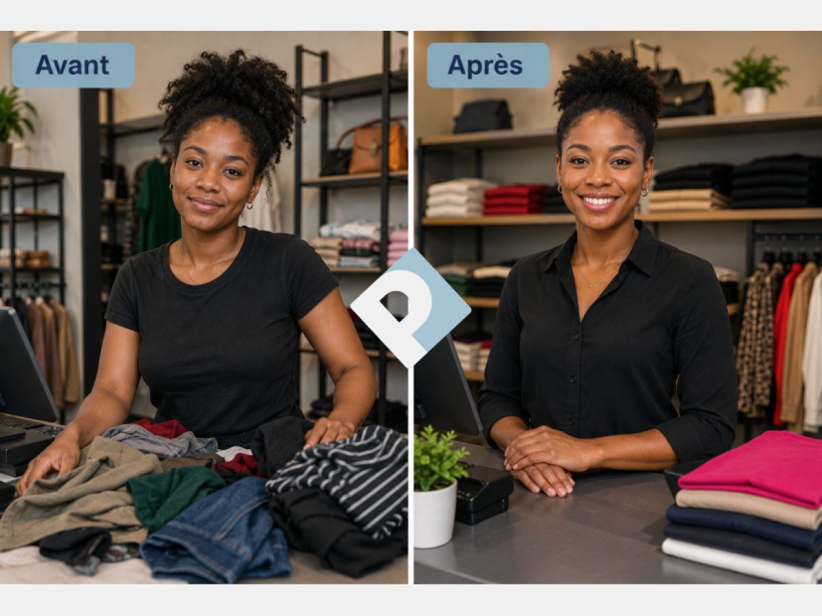 Une commerçante avant et après la création du site de sa boutique